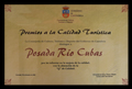 PREMIO DEL GOBIERNO DE CANTABRIA A LA CALIDAD  TURISTICA 2004, por su esfuerzo en la mejora de la CALIDAD con la obtención de la  " Q " de CALIDAD
